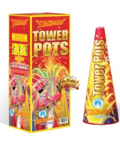 Tower Pots - Gold
